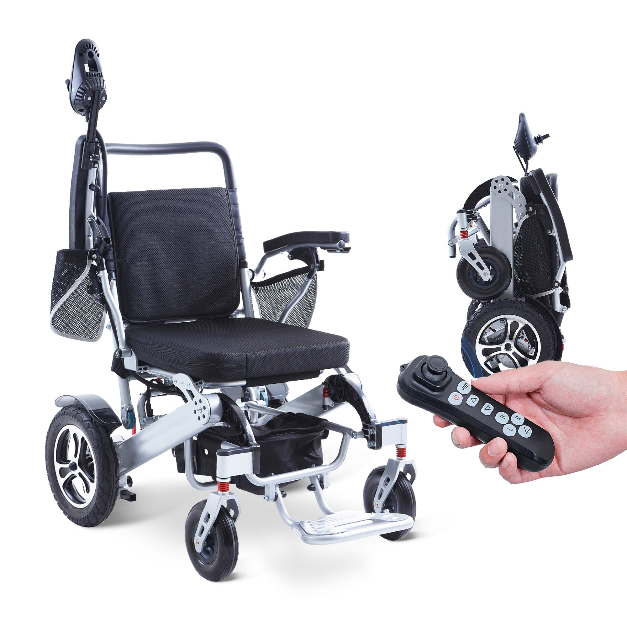 ActiWe WX17 Auto-folding Electric Wheelchair -Foldable with One Click- Power Wheelchair for Adults